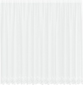 vidaXL Csipkés Függöny függönyökkel Fehér 220 x 400 cm Poliészter