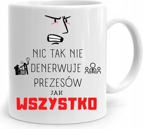 Az Elnök-vezérigazgató Számára A Bögre Mindent Idegesít A fényképes nyomtatással
