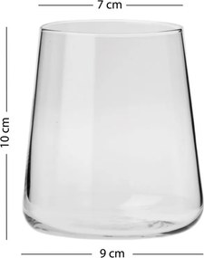 4 részes üveg pohárszett 420 ml
