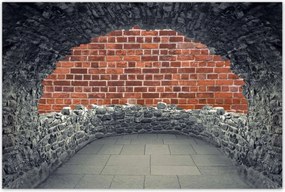 Poszterek 90x60 Tégla fal Tégla