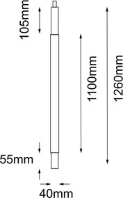ANTIGO 9901 NATSU Kültéri Függő Lámpa Antracit IP44