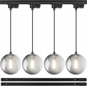 SĂnvilĂĄgĂtĂĄs 2x DĂszlĂ©c 1m 4x LĂĄmpa fĂŒggesztĂ©k G9 gömb FĂŒst