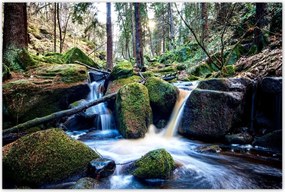 Poszterek 120x80 Hegyi patak Tájkép