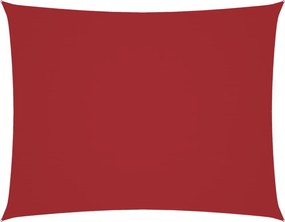 vidaXL piros téglalap alakú oxford-szövet napvitorla 2,5 x 4 m