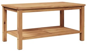 Dohányzóasztal Barna 90 x 50 x 45 cm Tömör tíkfa