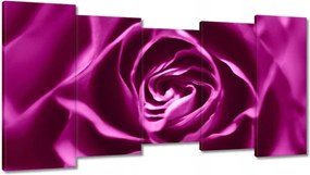 Vászonkép 150x80 Lila rózsa Makrofotó