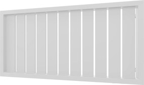 Dekorációs Radiátor Bradone H480 L950 Fehér