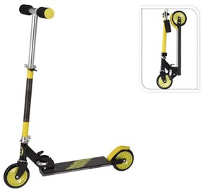 XQmax összecsukható roller, gyerekeknek, 50 kg teherbírással, fekete-lime