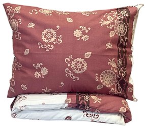 Carmela rózsaszín flanel ágyneműhuzat 200x140cm+90x70cm TiaHome