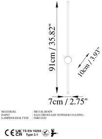 Fali lámpa, Sword - 13484