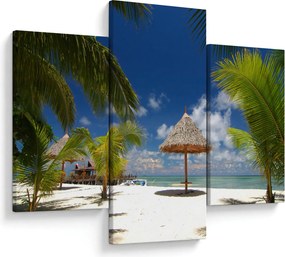 Kép - Fehér homokos strand (90x60 cm)
