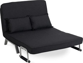 Kétszemélyes dönthető fotel fekete színben BART 2