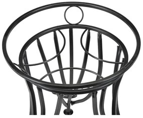 Virágállvány 47x43 cm fekete