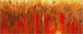 Kép - Festett absztrakció (120x50 cm)