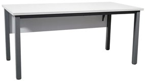 ALB-A160-FE fémlábas íróasztal szoknyatakaróval (217982)