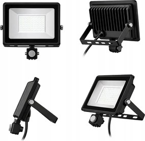 Kültéri Led lámpa 100W Mozgásérzékelő Livarno Reflektor Led fényvető