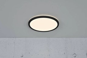 NORDLUX 47156003 OJA Kerek Mennyezeti Lámpa Fekete LED IP20