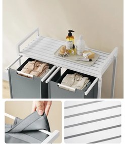 REX mosókosár fehér/szürke