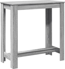 vidaXL szürke sonoma színű szerelt fa bárasztal 102 x 50 x 103,5 cm