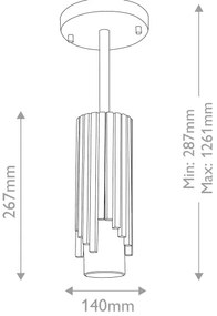 Elstead MARVELE-MP-AB-OPAL - MARVELE rúdról függő csillár 1xE14/40W/230V aranyszínű