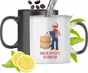 Mágikus Bögre Futárnak Színváltós Nyomtatott Fotóval