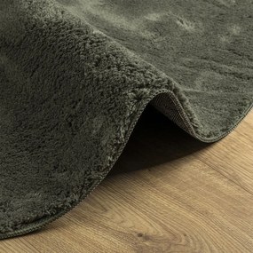 Szőnyeg &#039;HUARTE&#039;Rövid szálú Puha és Mosásra alkalmas Erdőzöld 100x200 cm