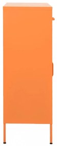narancssárga acél tárolószekrény 80 x 35 x 101,5 cm