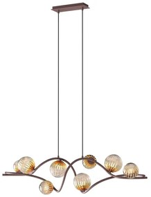 ONLI - Csillár zsinóron FRIDA 8xG9/10W/230V réz