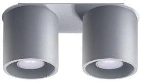 Sollux SL.0055 - Spotlámpa ORBIS 2 2xGU10/40W/230V szürke