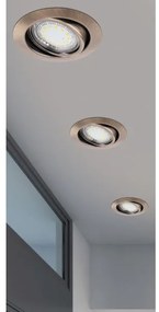 Rabalux 1051 - KÉSZLET 3xLED Beépíthető lámpa LITE 3xGU10-LED/3W/230V