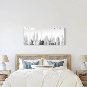 Kép - Erdei csúcsok (120x50 cm)