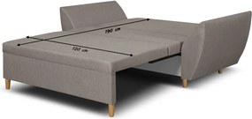 ALEX Kétszemélyes kinyitható kanapé Rózsaszín