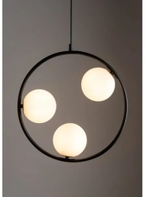 Csillár zsinóron AQUA 3xG9/12W/230V fekete