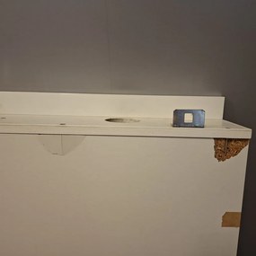 OUTLET - Viva SZQUARE 65 Tükrös fürdőszobai szekrény - JOBBOS szekrénnyel - 65 x 97 x 15 cm - SZÉPSÉGHIBÁS TERMÉK