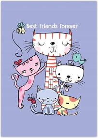 Poszterek A5 Pion Cica Cicák Macskák