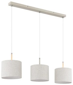 Globo 15968-3H - DELEON kábeles csillár 3xE27/40W/230V