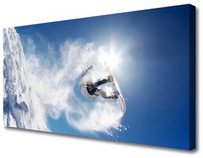 Canvas kép Snowboard Winter Snow Sport 100x50 cm