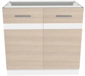 Salandra kétajtós alsó konyhaszekrény IC 80 Cappuccino N