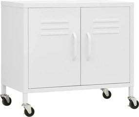 vidaXL fehér acél tárolószekrény 60 x 35 x 56 cm