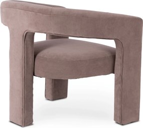 Design Fotel sötét bézs színben. LILLE