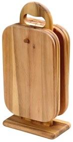 Kesper 21375-71 Állvány deszkákkal 6 db akácfa, 15x 9 x 32 cm