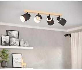 Eglo 99492 - Spotlámpa BATALLAS 4xE27/10W/230V