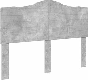 vidaXL Fejtámla Beton Szürke 160 cm Faanyag