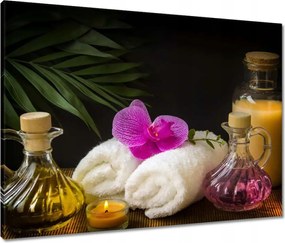 Vászonkép 80x60 Spa Wellness Relaxáció Víz