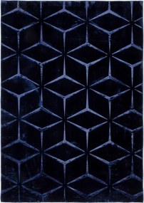 Szobaszőnyeg 3D Glamour Puha Hangulatos Elegáns 120x170CM Sötétkék