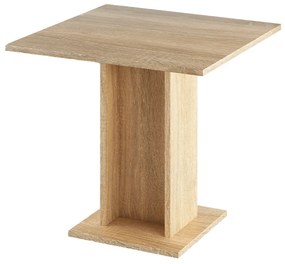 Étkezőasztal, sonoma tölgy, 79x79 cm, EUGO