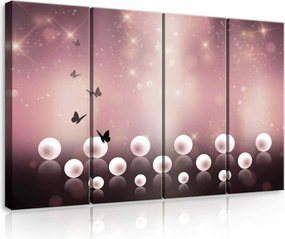 Vászonkép 120x80 Álom finomság báj pillangók gömbök gyöngyök mágia romantika