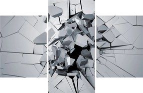 3D absztrakciós kép (90x60 cm)