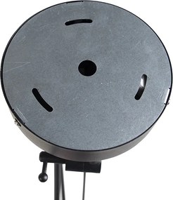 Függőlámpa fekete bársony árnyékolókkal páva mintával aranyozott 35 cm 2-lámpás - Blitz