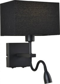Fali Lámpa Fekete Norte ITALUX-WL-1122-2-BL-BM-RC-BL
